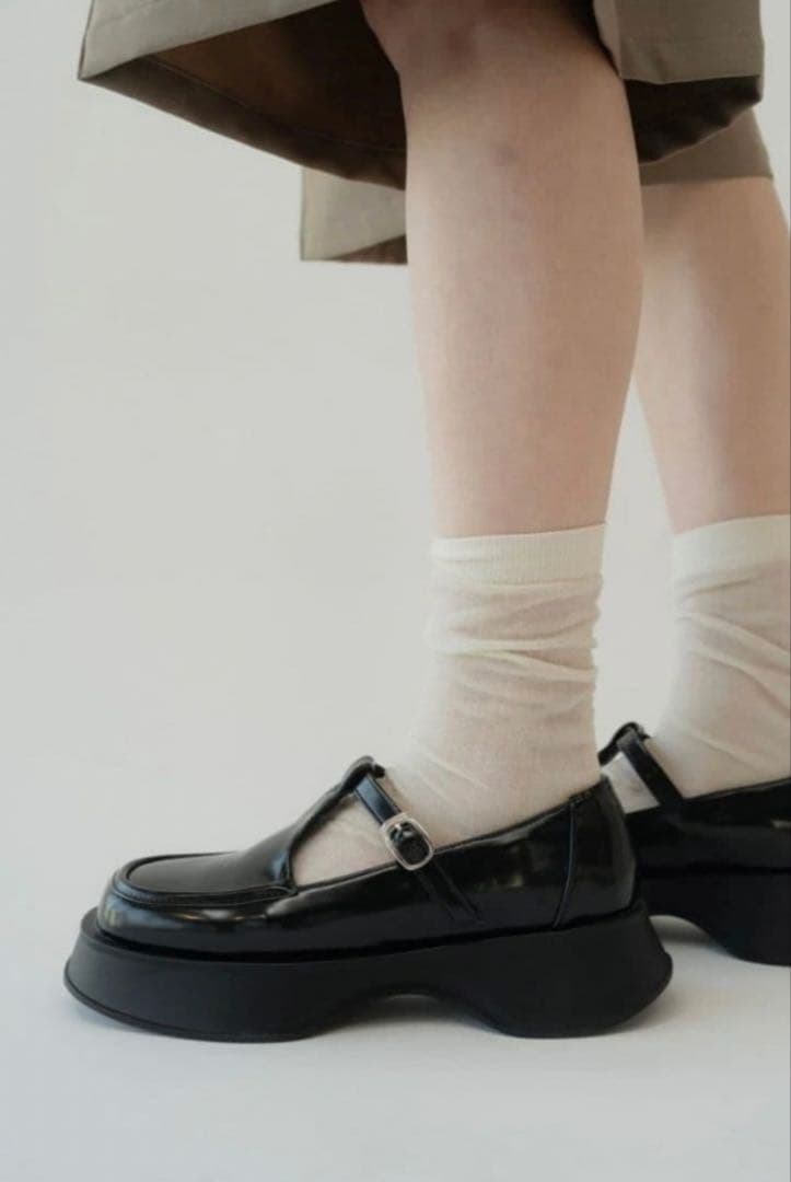 Knuth Marf platform loafers ブラック 24cm