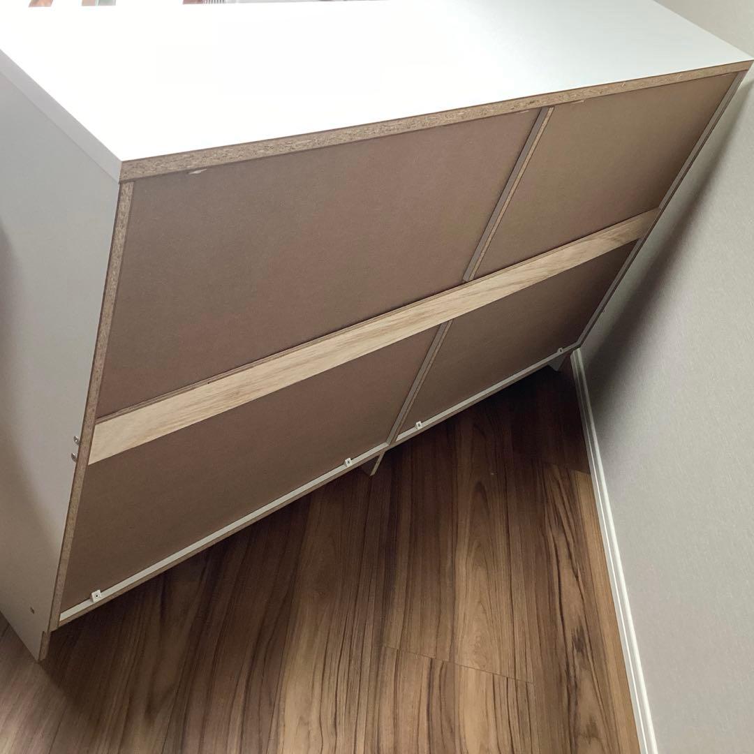 【組立済/送料込】ディノス　カウンター下収納　引き戸収納庫　日本製