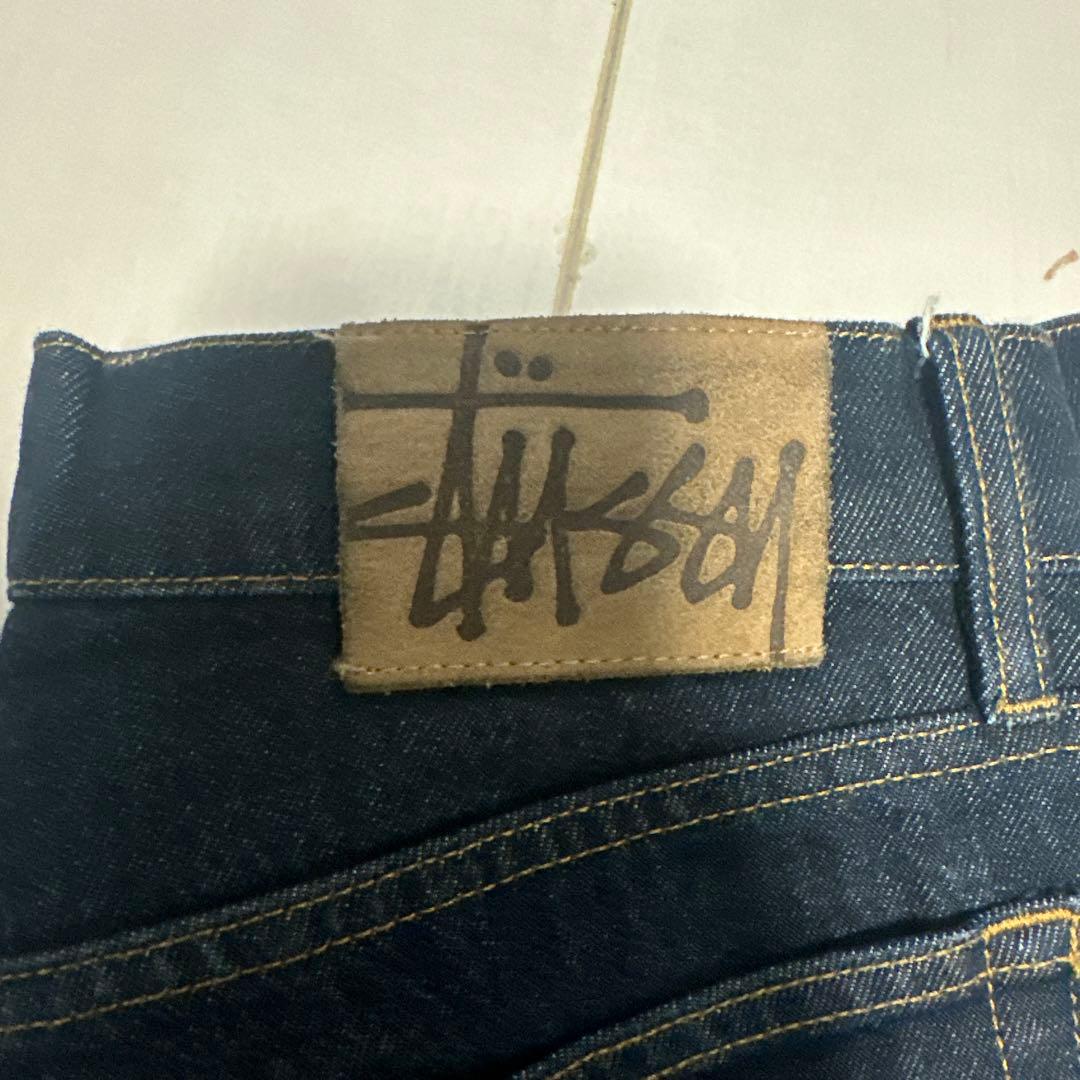 Stussy BIGOLダークブルー デニムパンツ 30