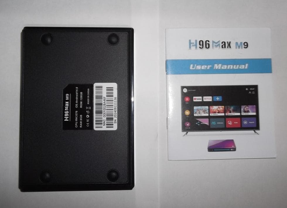 アンドロイドTV BOX H96 MAX M9 8G/128G