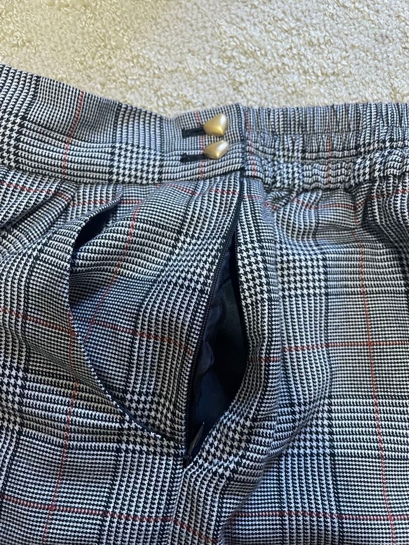 Katie TEA SOCIETY グレンチェックパニエスカート　Sサイズ