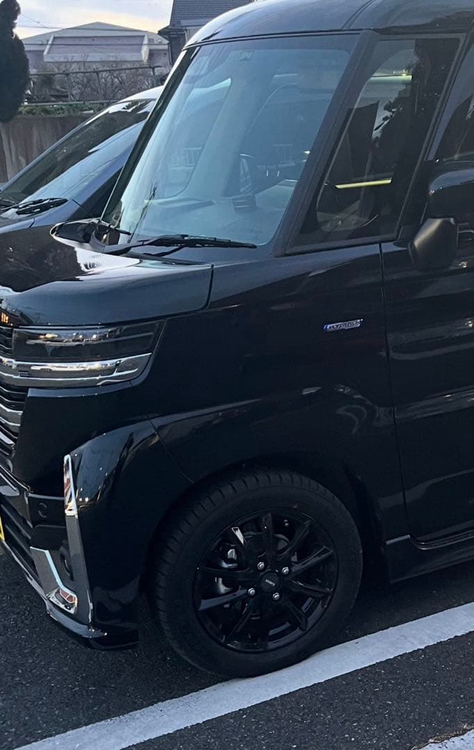 スタッドレス　GOODYEAR 14インチ ブリヂストンブラックホイールセット