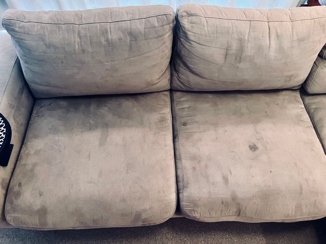 BoConceptソファCarltonグレー 人工スエード生地