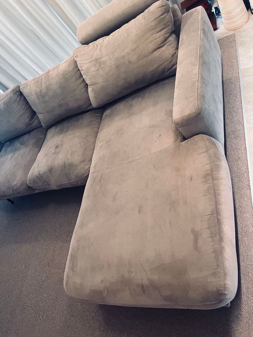 BoConceptソファCarltonグレー 人工スエード生地