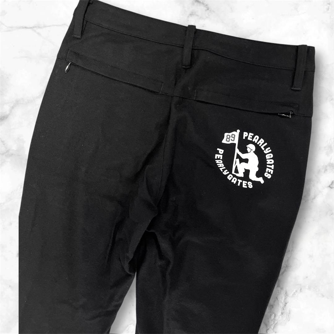 PEARLYGATES ゴルフ　ジョガーパンツ　パーリーゲイツ　ロゴプリント　S