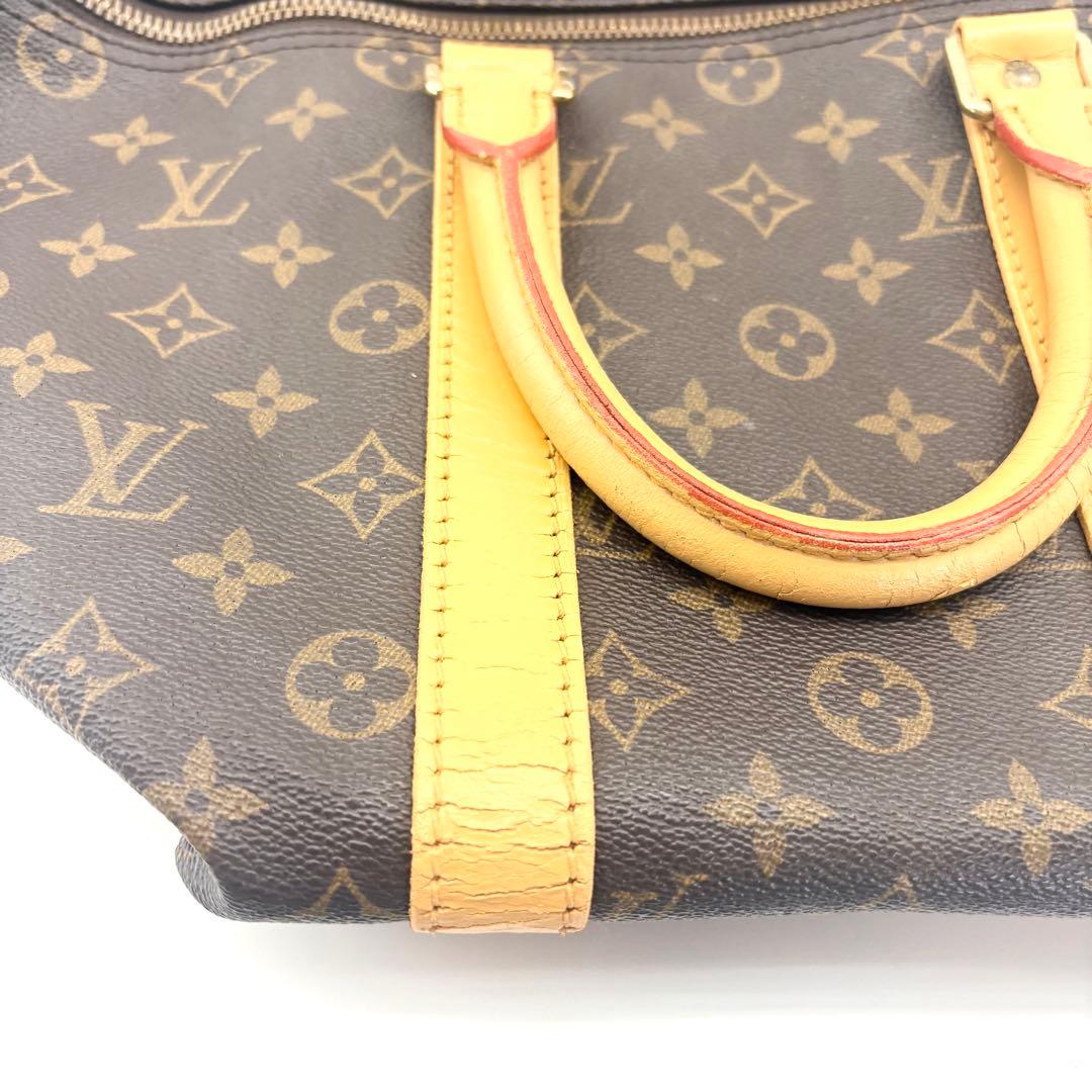 【美品】VUITTON　ボストンバック　キーポル45　南京錠　鍵付き　モノグラム