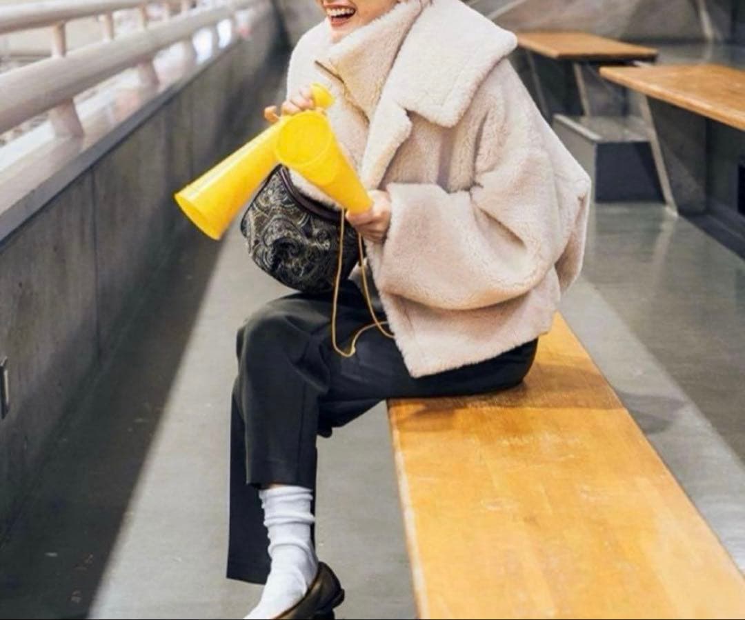 NobleスノーボアビッグカラーコートBAYCREW'S