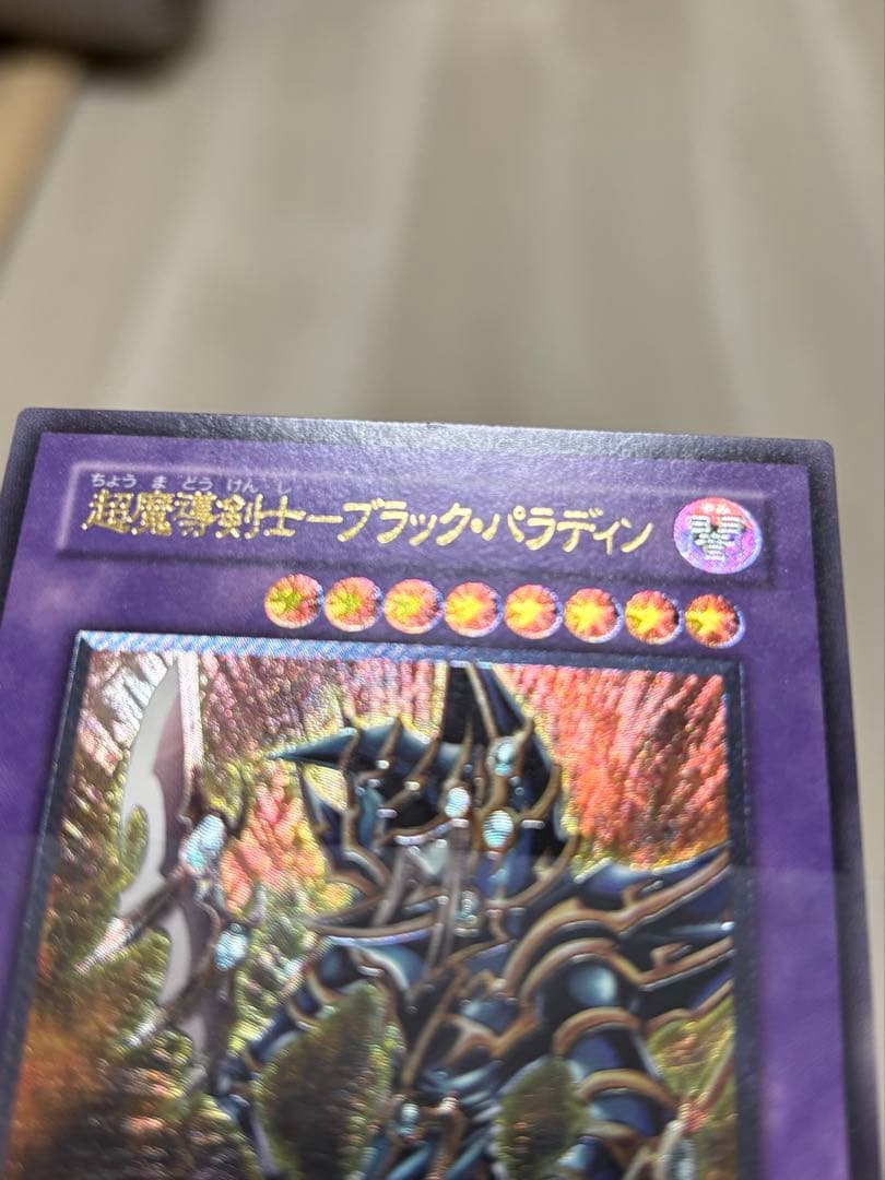 遊戯王 超魔導剣士－ブラック・パラディン　アルティメットレア　レリーフ①