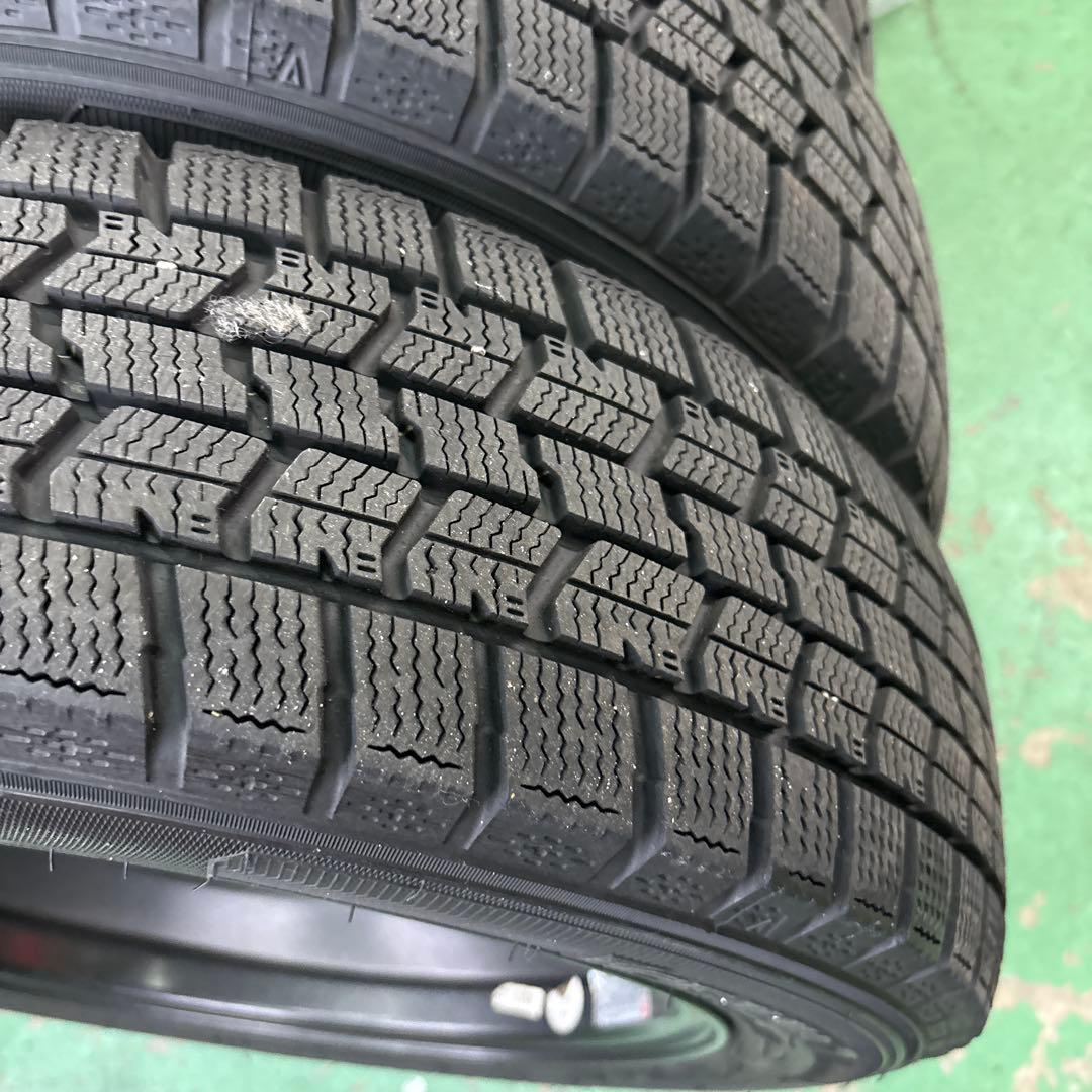 155/65R14グッドイヤーアイスナビ7 2023年バリ山4本アルミ付NBOX