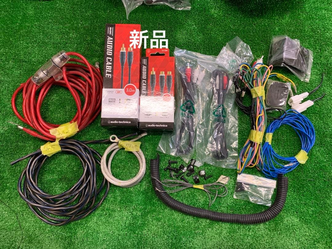 ウーハー・アンプ・ツィター・スピーカー・配線 などフルセット　カロッツェリアなど