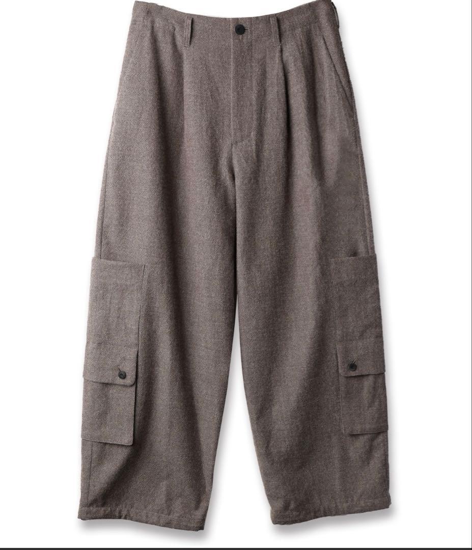 2024AW ドゥルカマラ　メンズ　よそいきカーゴパンツ