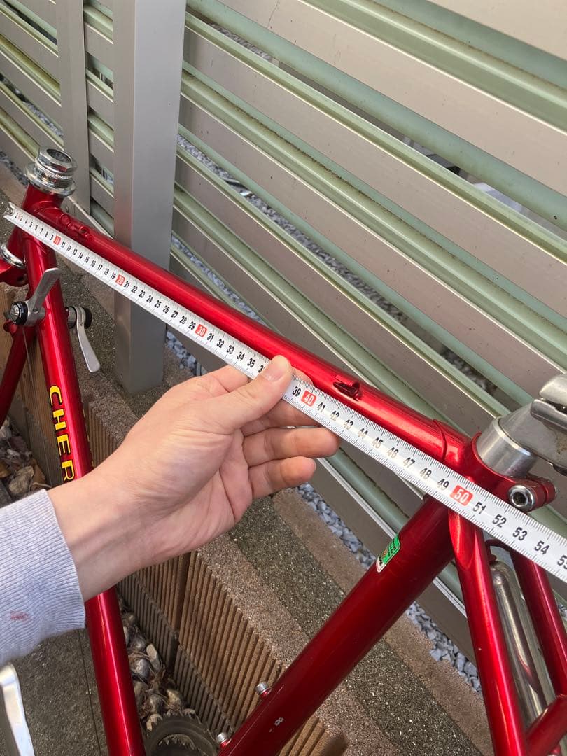 ケルビム　Cherubim レッド　ランドナー　フレーム　付属品あり　値下げ