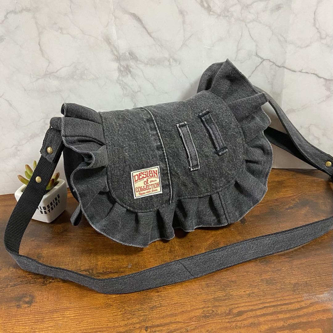 専用*No.22 デニムリメイク【お財布付きバッグ・ダブルZIPバッグ】
