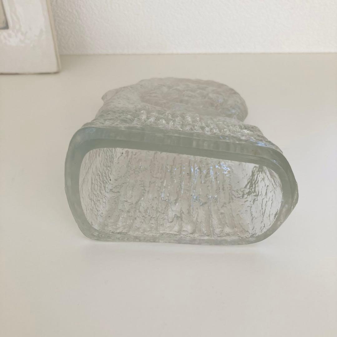 北欧ヴィンテージ　ガラスのユールボック　ヤギ　クリスマスオブジェ