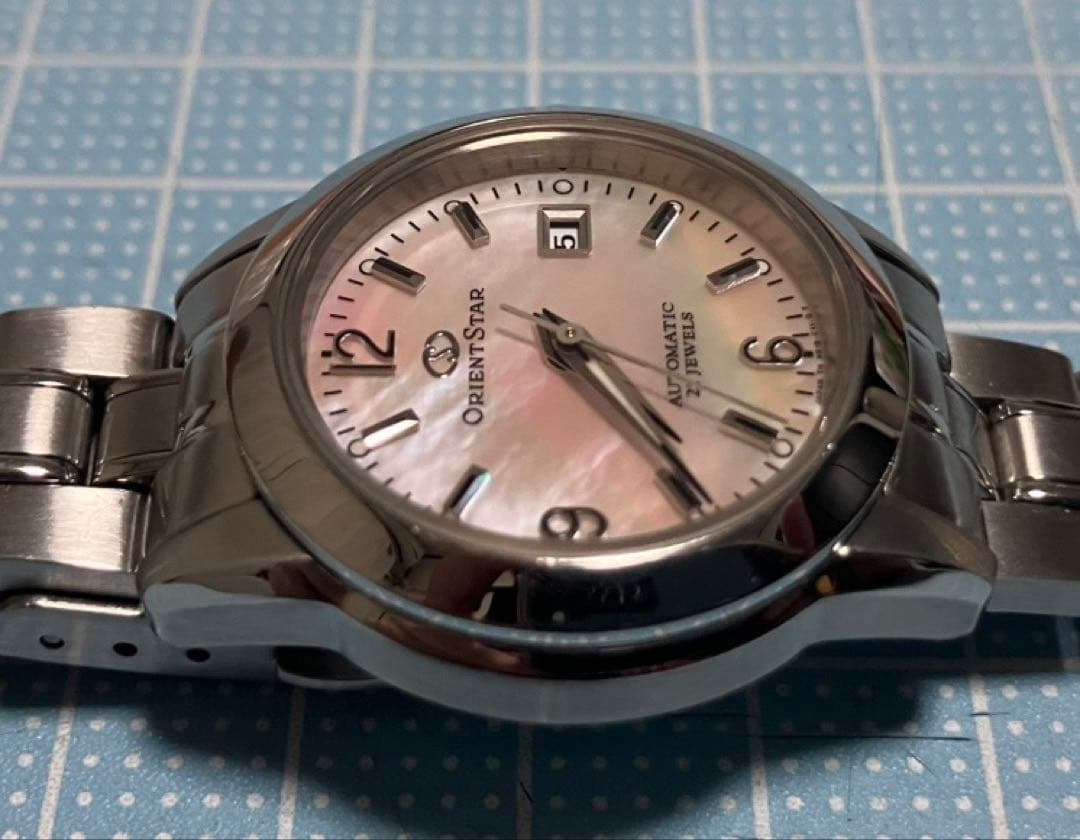 【S-346】ORIENT STAR オリエントスター ピンクシェル文字