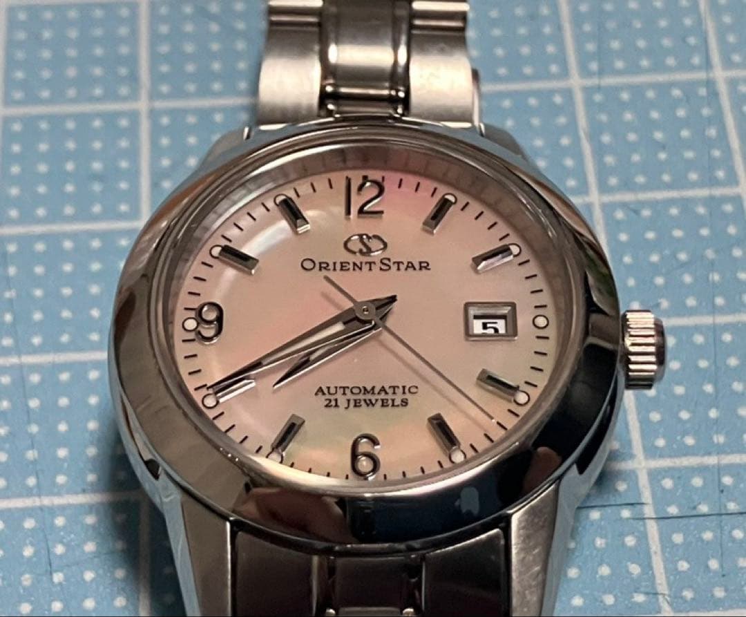 【S-346】ORIENT STAR オリエントスター ピンクシェル文字