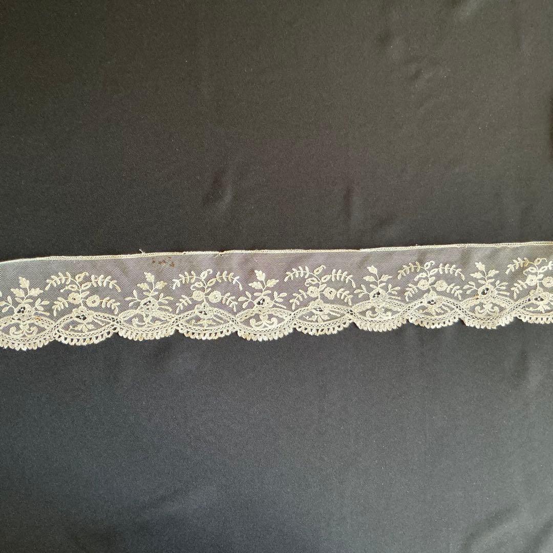 【３】ベルギーアンティーク　手仕事　ブリュッセル　デュシェスレース　ハンドメイド