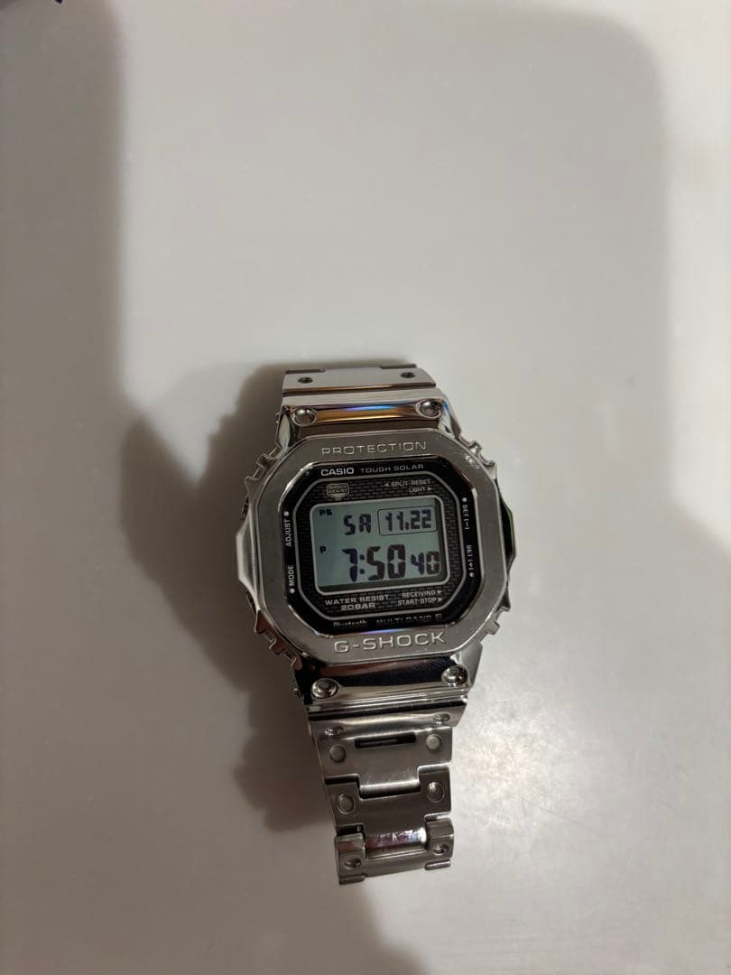 大人気　G-SHOCK デジタル腕時計 シルバーGMW-B5000