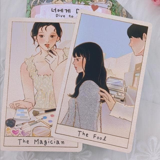 正規品✨韓国・韓流デッキ✨キュンキュンする可愛い恋愛特化のタロットカード
