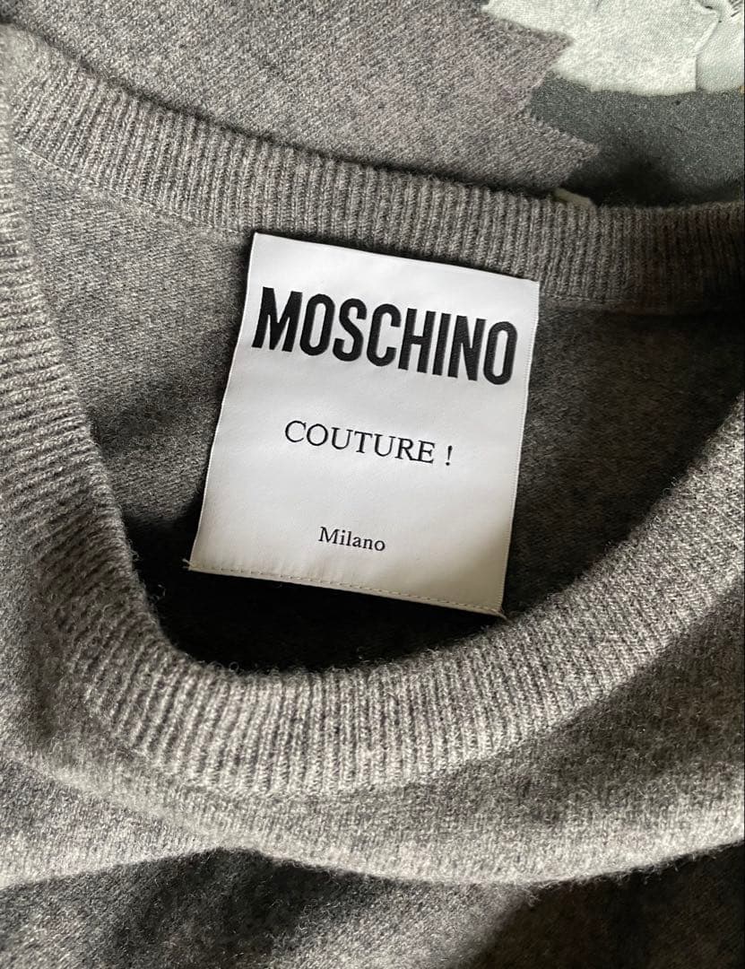 【未着用】モスキーノクチュールひざ丈ワンピース