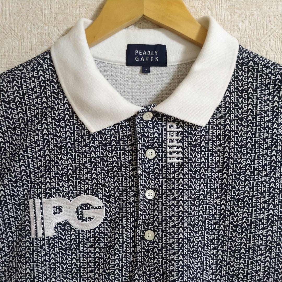 パーリーゲイツ アンドプラス 鹿の子 半袖 ポロシャツ XXL