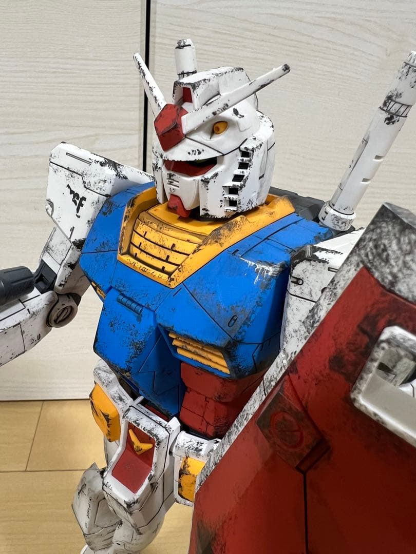 【ウェザリング塗装・完成品】1/48 メガサイズモデル RX-78-2ガンダム