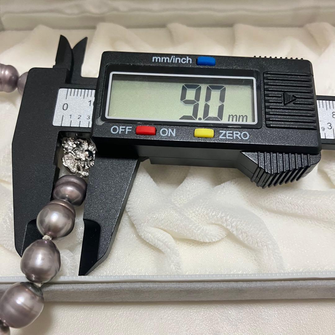 南洋パール✨バロック　パールネックレス　silver 大珠