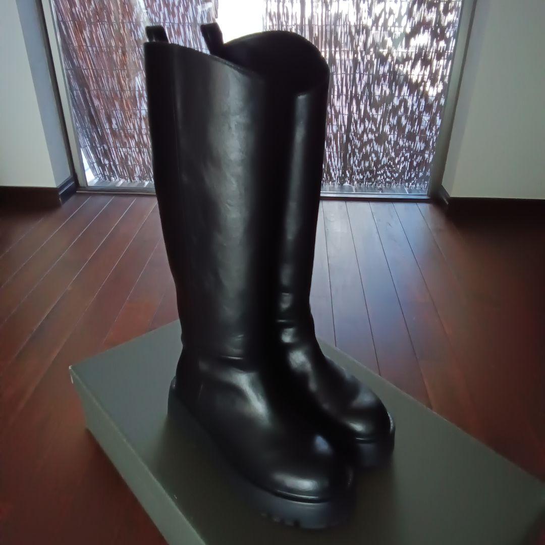 美品 SYユナイテッドアローズ <SY>ボリュームソールプレーンロングブーツ厚底
