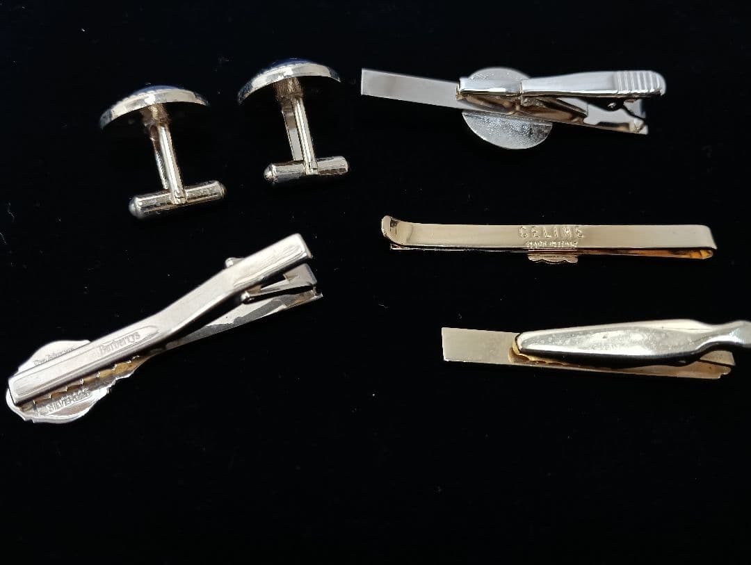 12-9-2 カフス ネクタイピン セット Dior BALLY LANVIN