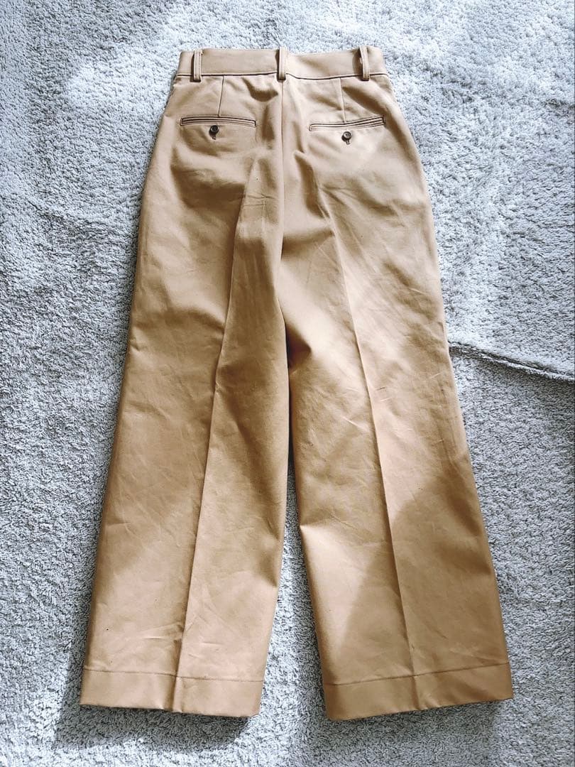 新品未使用 カオス chaosツータックチーノパンツ　38