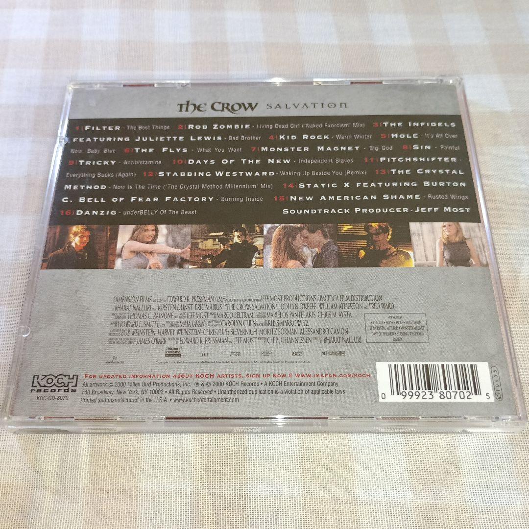 映画「ザ・クロウ」サントラ盤CD２枚セット