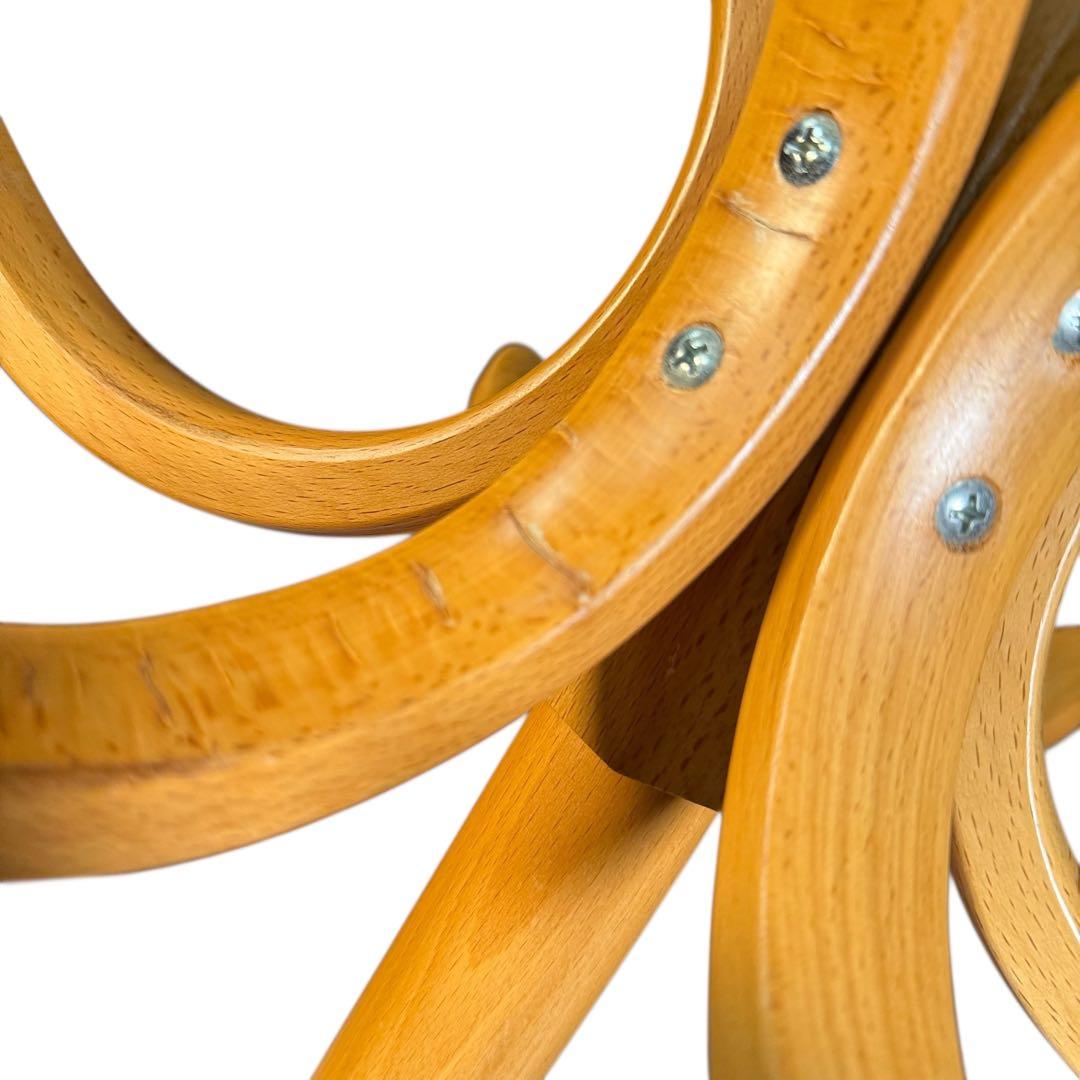 HR707 【高級】秋田木工　大塚家具 コートスタンド 「No.48」 ブナ材