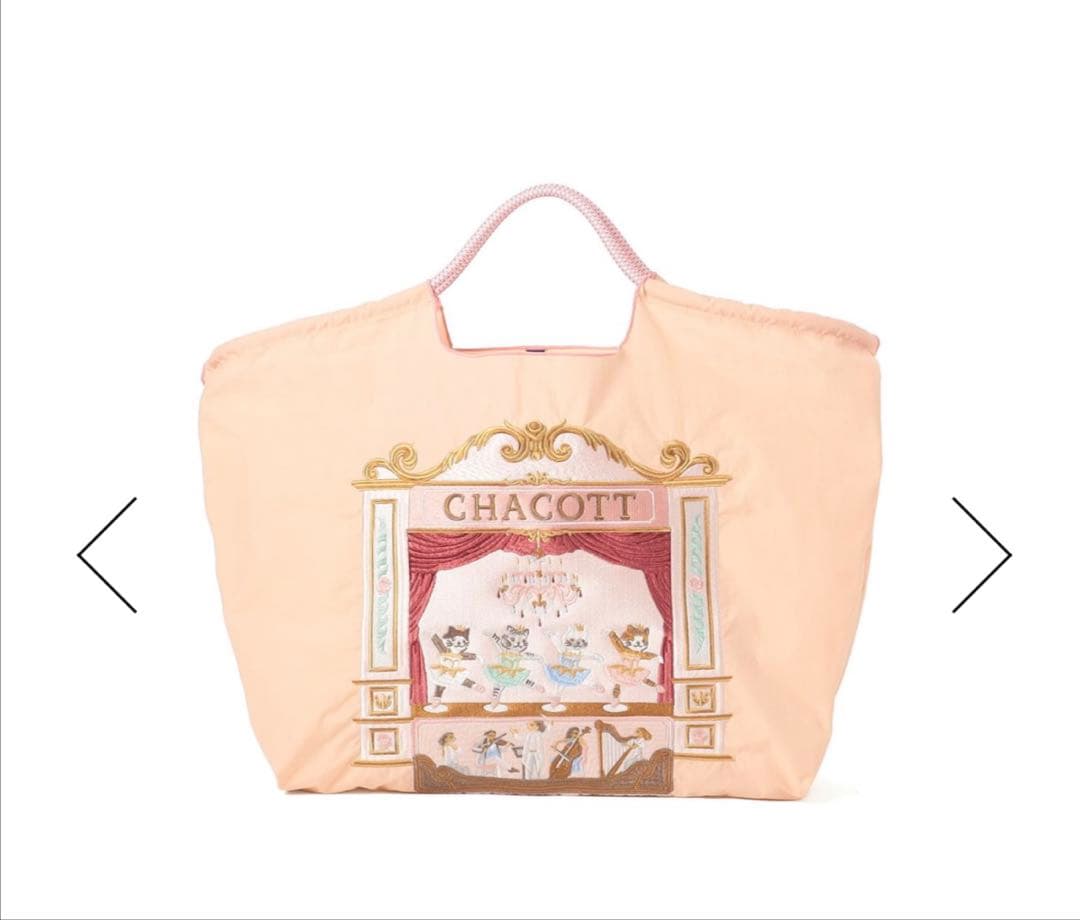 チャコット【Ball＆Chain】CatトートバッグＬ