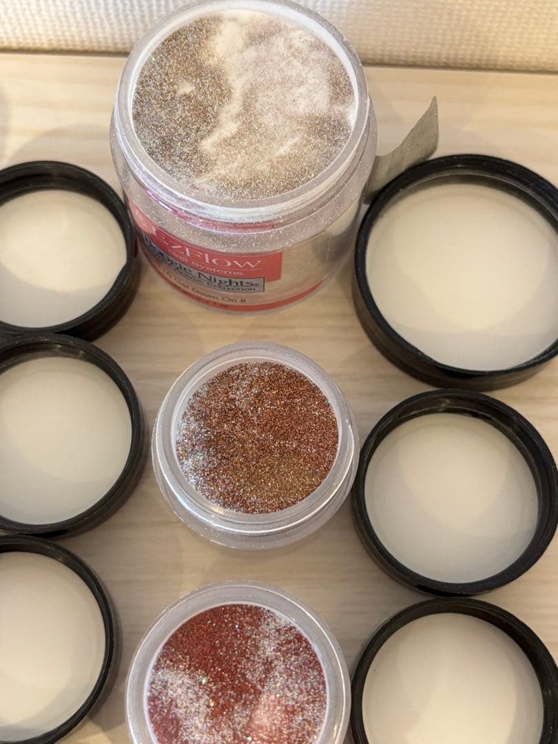 ネイルスカルプ　ラメグラデーションパウダーまとめ売り