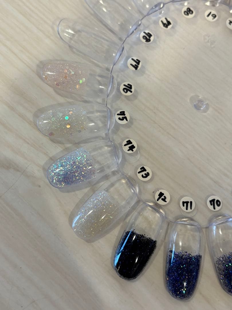 ネイルスカルプ　ラメグラデーションパウダーまとめ売り