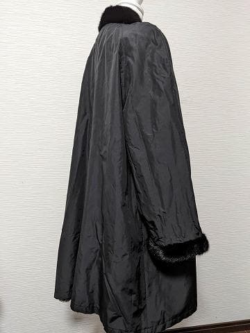 104　リス　毛皮　ミンク　リバーシブル　ライナー　リアルファーコート