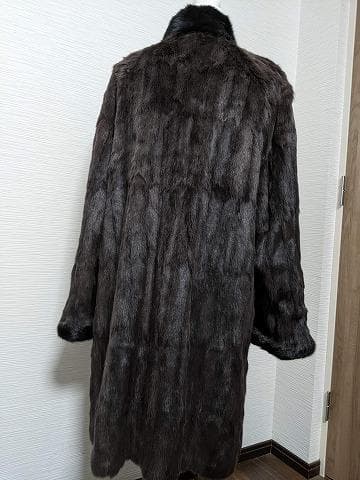 104　リス　毛皮　ミンク　リバーシブル　ライナー　リアルファーコート