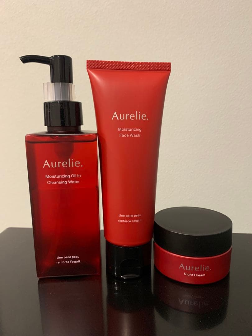 オレリー3店セットクレンジング・洗顔・ナイトクリーム【箱無し】
