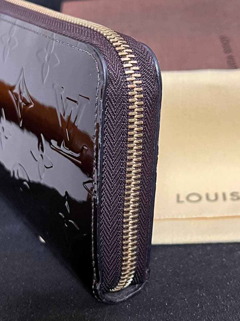 Louis Vuitton 長財布 ヴェルニ　ジッピー　ウォレット