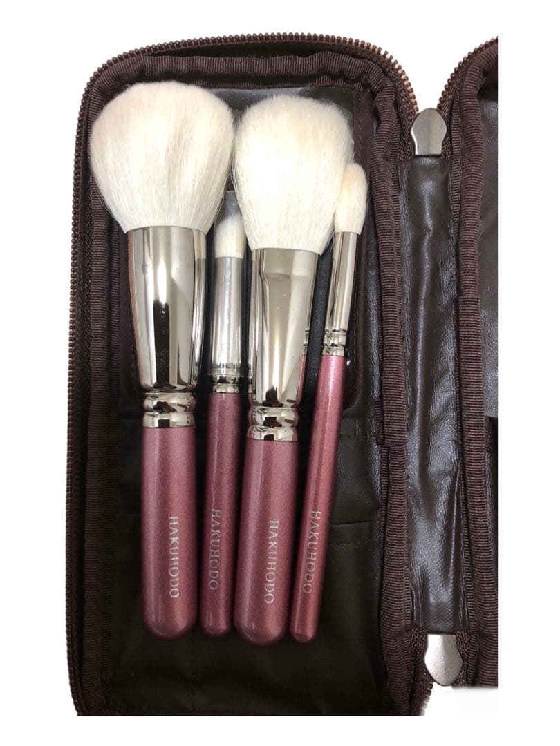 【リンカセイ】 白鳳堂　メイクブラシ　ポーチセット