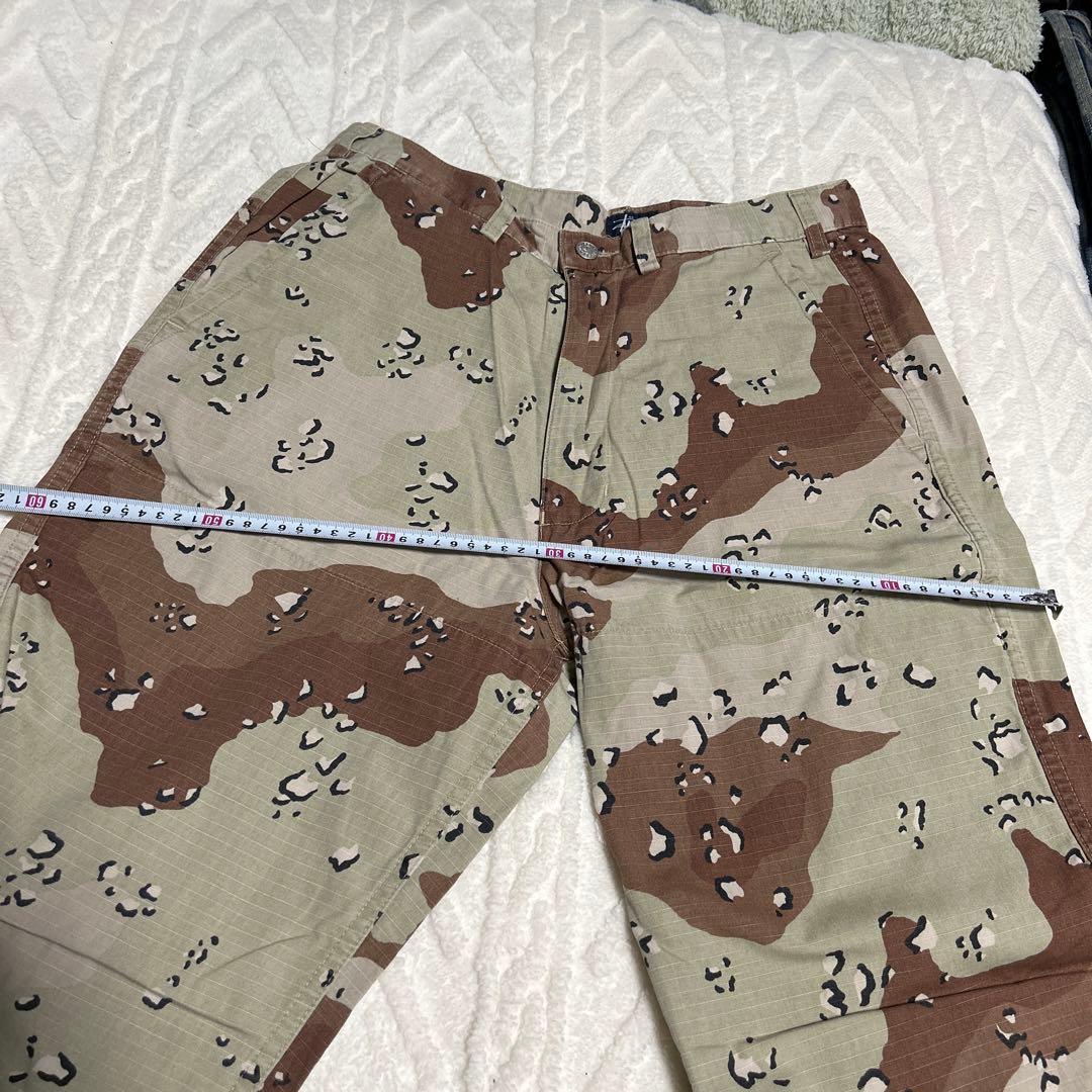 ステューシー迷彩カーゴパンツ サイズ32 made in USA 100％綿