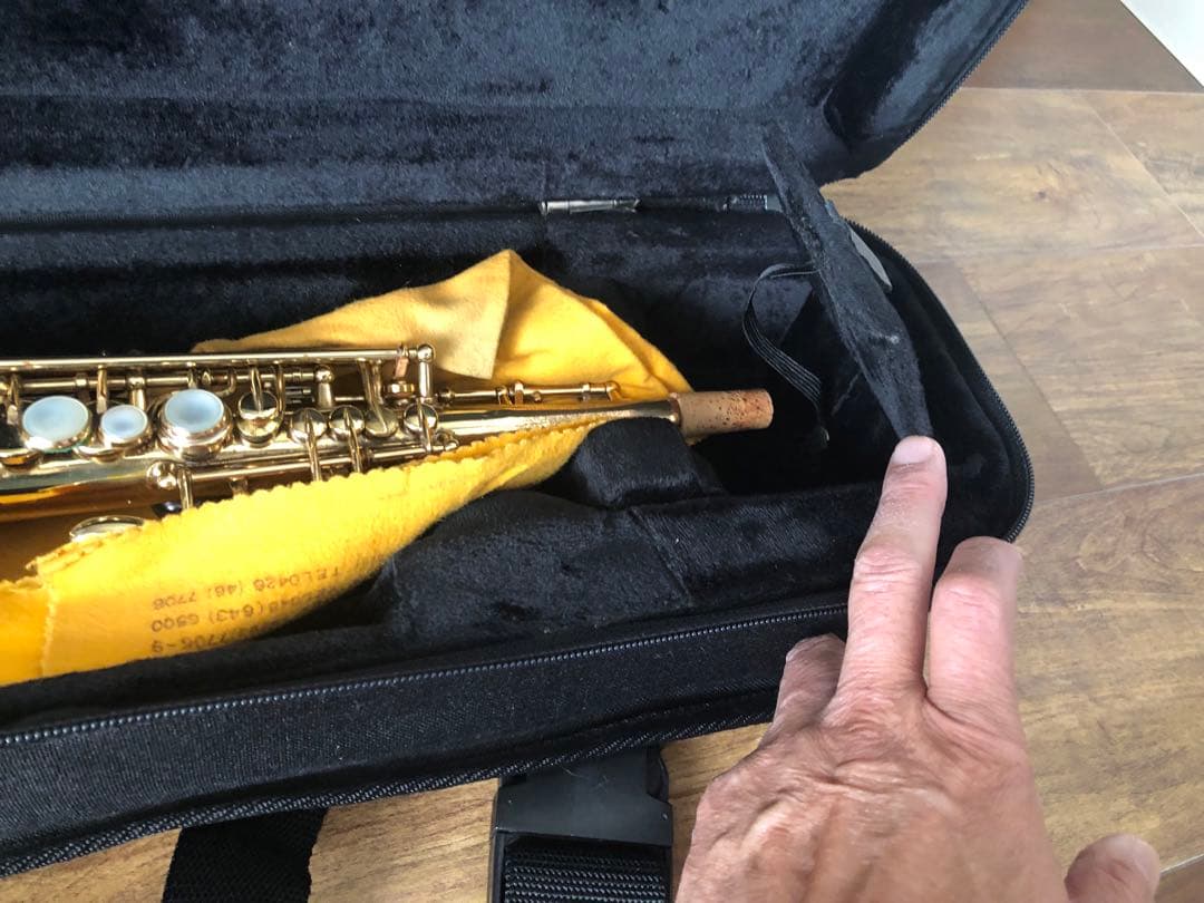 プロテック製　ソプラノサックスケース