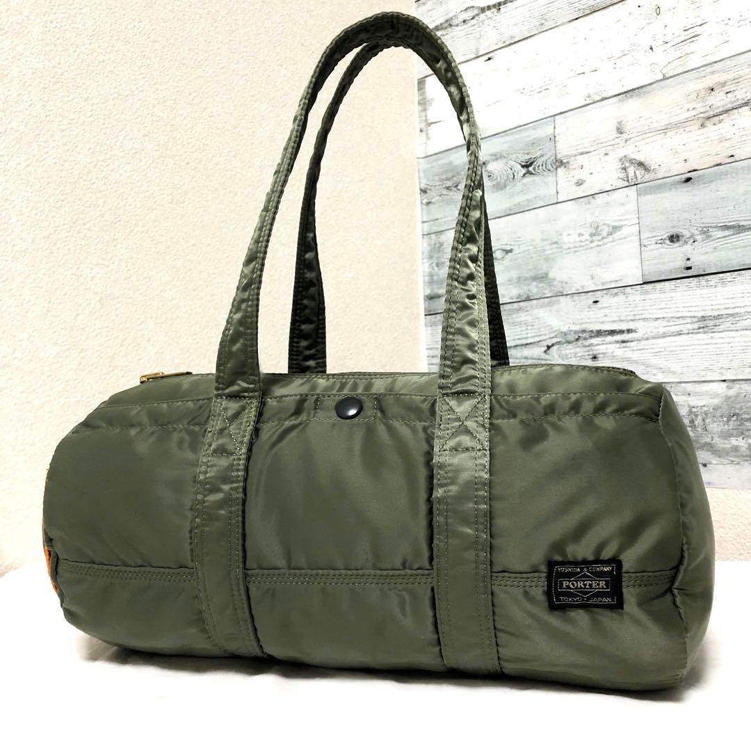 美品✨希少 ポータータンカー ダッフル ミニボストンバッグL セージ 吉田カバン