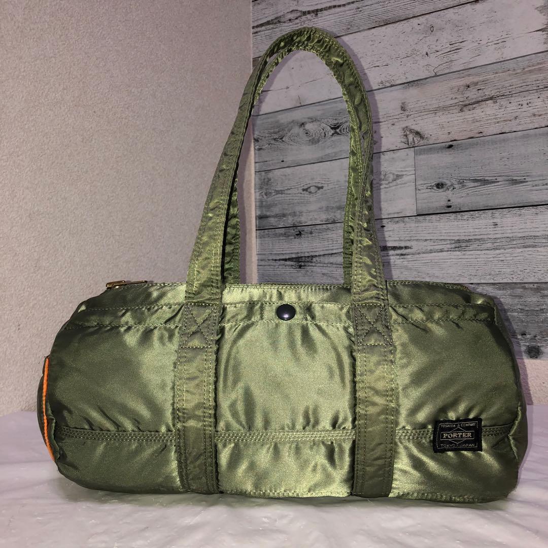 美品✨希少 ポータータンカー ダッフル ミニボストンバッグL セージ 吉田カバン