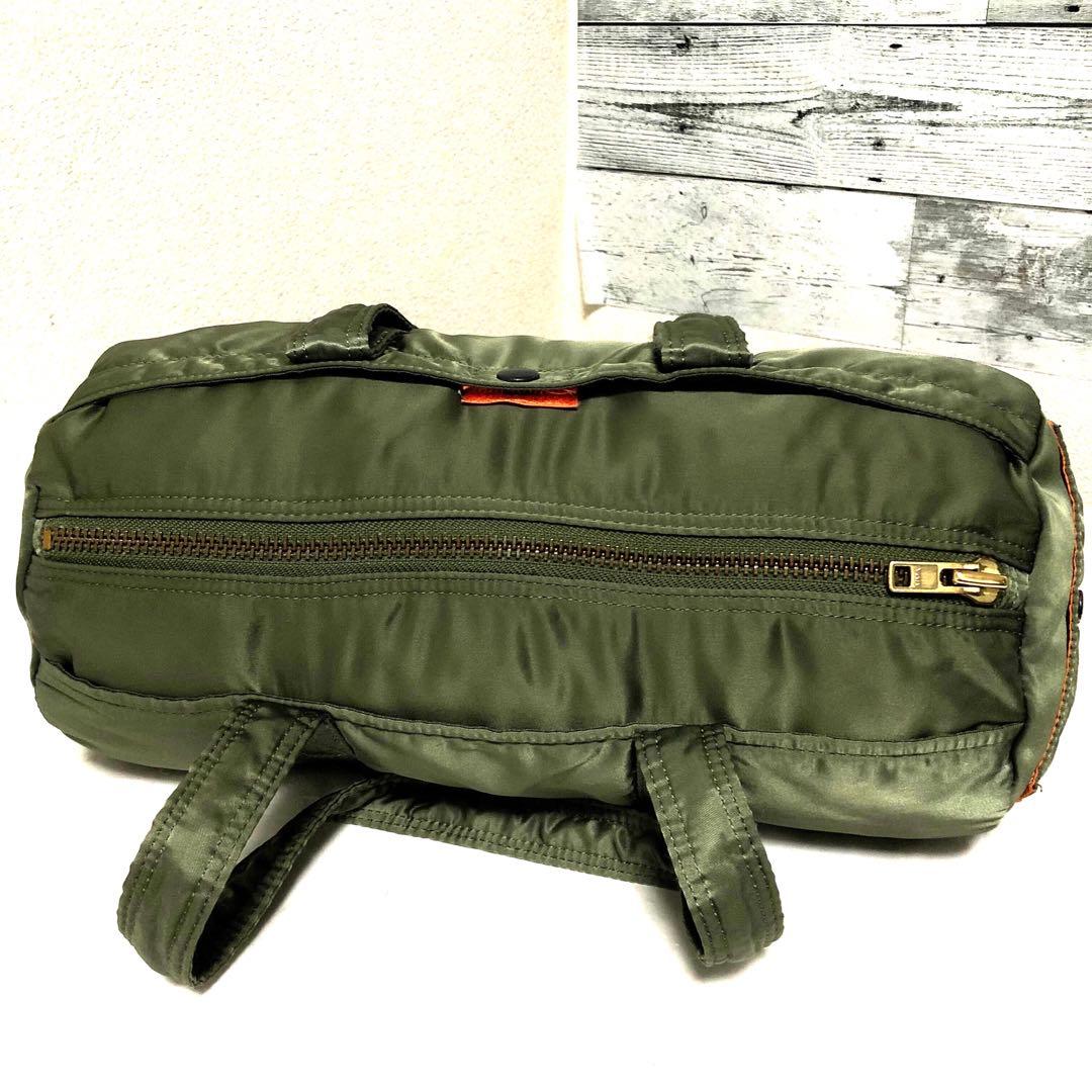 美品✨希少 ポータータンカー ダッフル ミニボストンバッグL セージ 吉田カバン