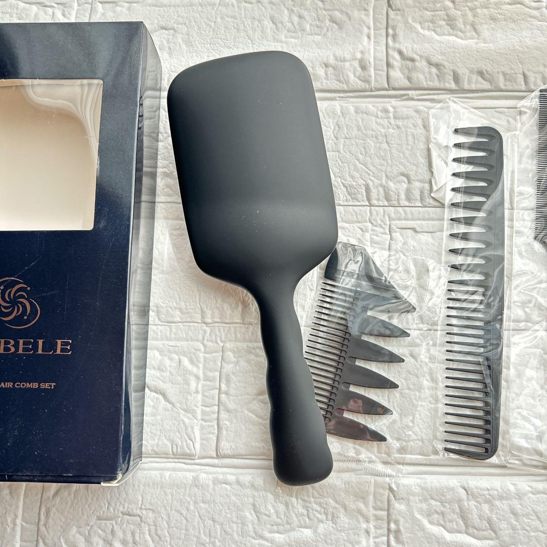 ヘアコームセット パドルブラシ コーム ヘアセット テールコーム