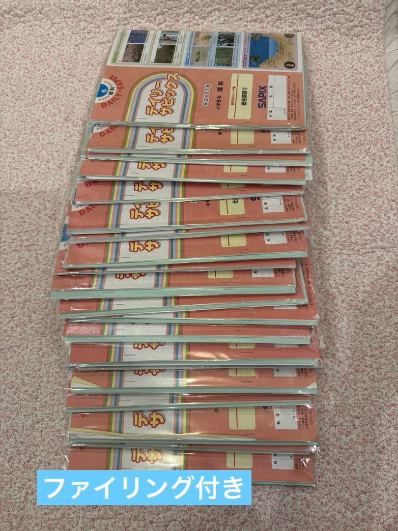 Sapixサピックス 6年 理科テキスト フルセット