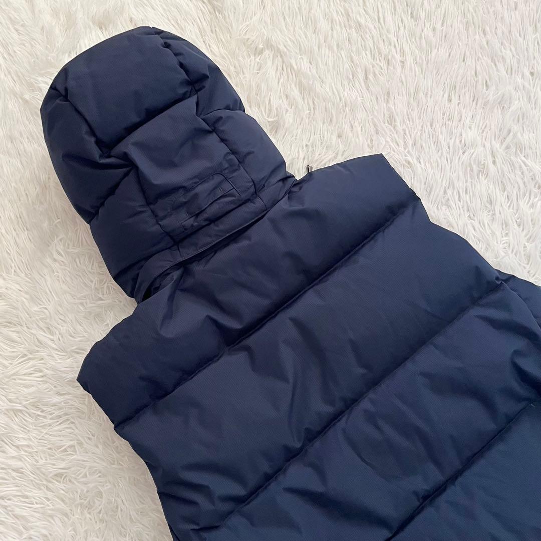 良品✨ ポロラルフローレン ダウンベスト フード付き 2way ポニー刺繍 M