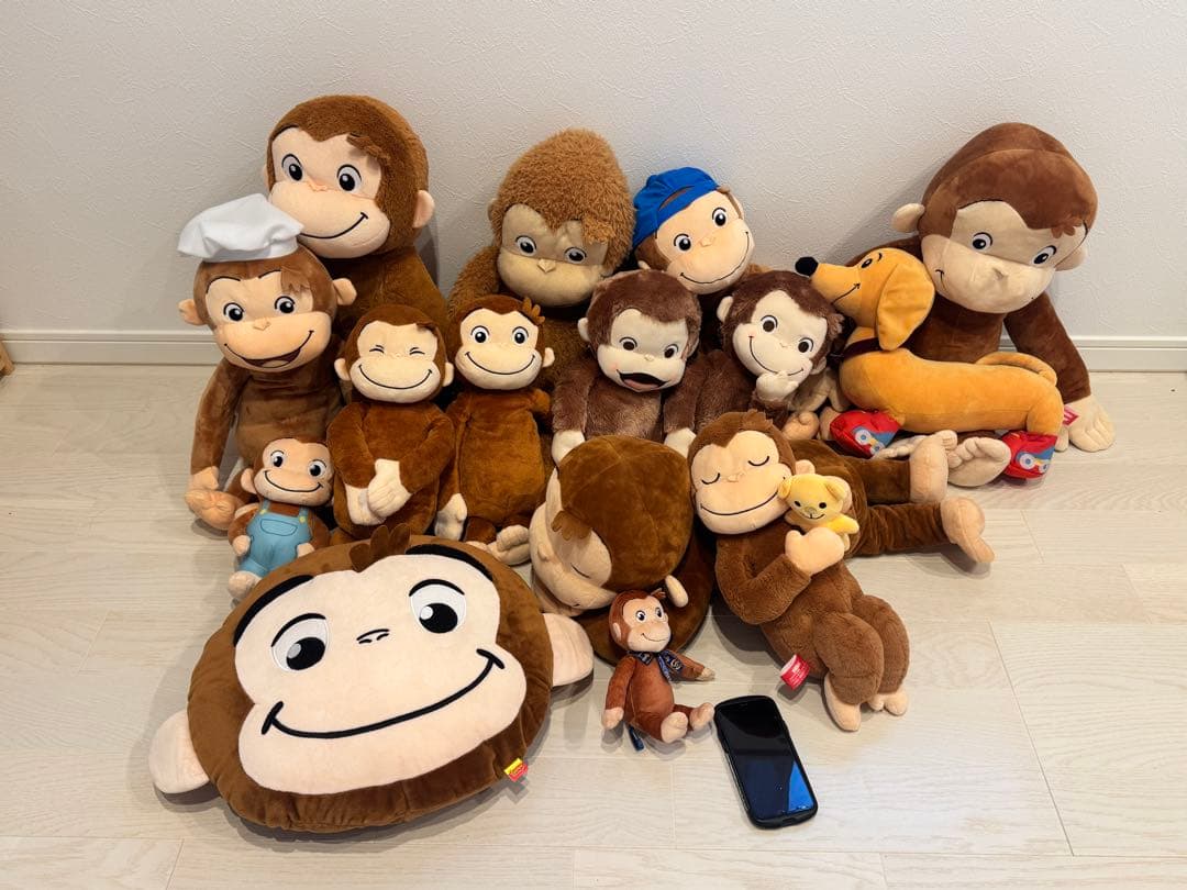おさるのジョージ ぬいぐるみ15体セット