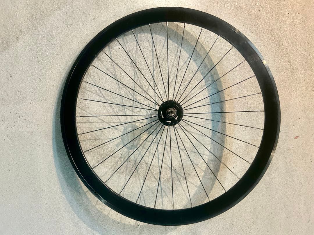 【初期Leader735純正ホイール前輪】重量1.14kg美品ピスト/フリー用